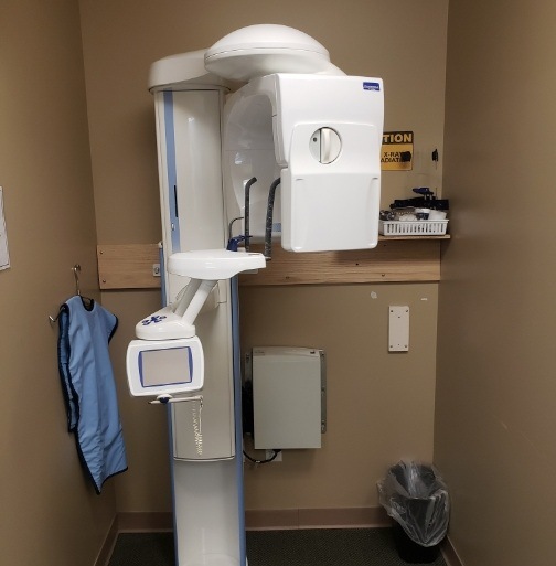 3 D C T cone beam x-ray scanner