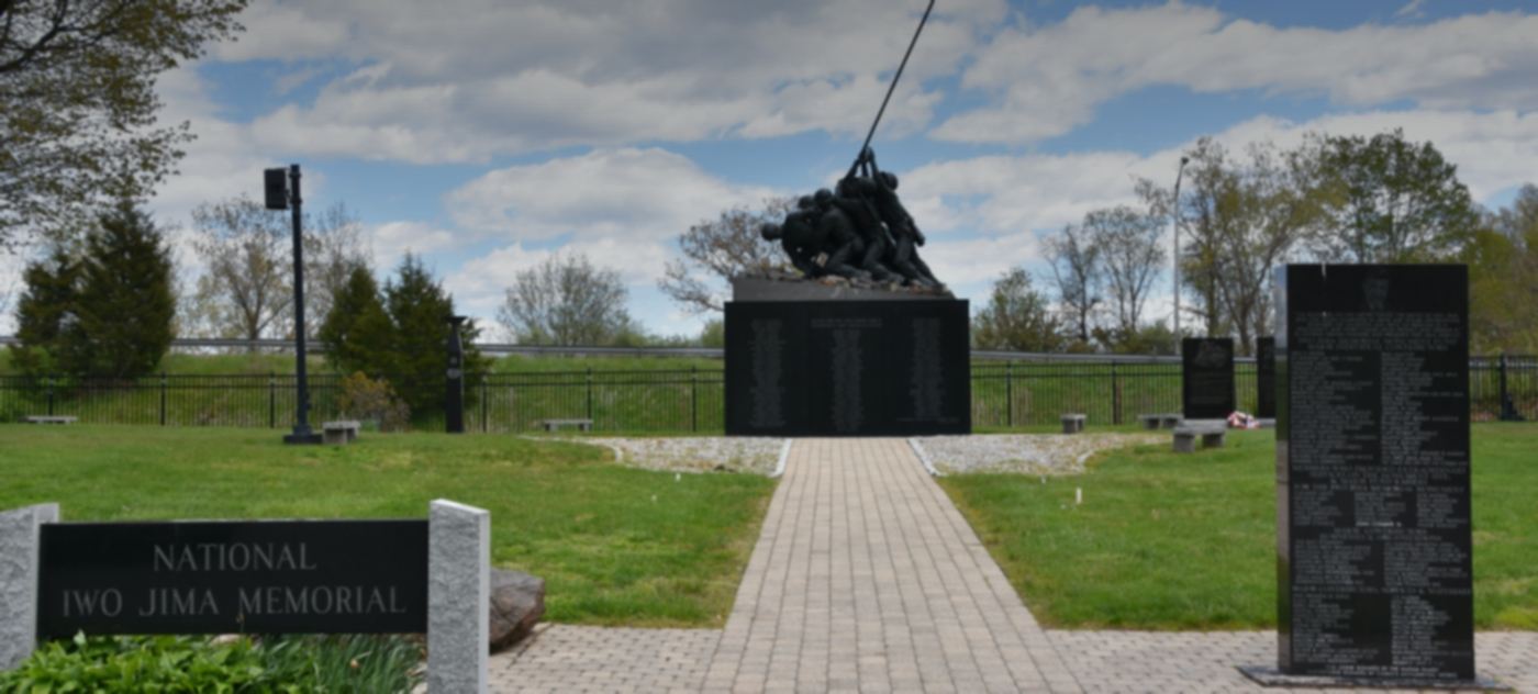 The national Iwo Jima Memorial